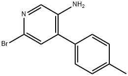 2-Bromo-5-amino-4-(4-tolyl)pyridine Struktur