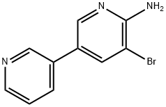 2-Amino-3-bromo-5-(3-pyridyl)pyridine Struktur