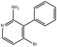 2-Amino-4-bromo-3-phenylpyridine Struktur