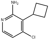 2-Amino-4-chloro-3-(cyclobutyl)pyridine Struktur