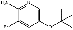 2-Amino-3-bromo-5-(tert-butoxy)pyridine Struktur