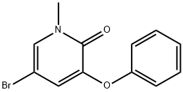 5-bromo-1-methyl-3-
phenoxypyridin-2(1H)-one Struktur