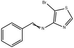 5-Bromo-4-(N-phenylmethylene)thiazole Struktur