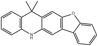 Benzofuro[2,3-b]acridine, 5,13-dihydro
-13,13-dimethyl- Struktur