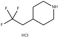 4-(2,2,2-TRIFLUOROETHYL)PIPERIDINE HYDROCHLORIDE Struktur