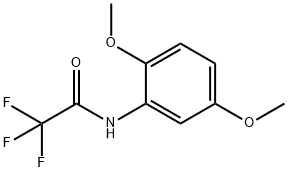 N-(2,5-dimethoxyphenyl)-2,2,2-trifluoroacetamide Struktur