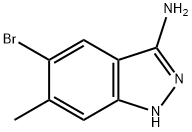 5-Bromo-6-methyl-1H-indazol-3-ylamine Struktur