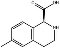 (1S)-6-methyl-1,2,3,4-tetrahydroisoquinoline-1-carboxylic acid Struktur