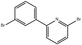 2-BROMO-6-(3-BROMOPHENYL)PYRIDINE Struktur