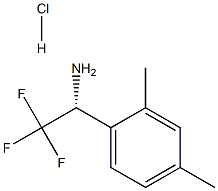 (1R)-1-(2,4-DIMETHYLPHENYL)-2,2,2-TRIFLUOROETHYLAMINE HYDROCHLORIDE Struktur