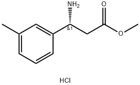 METHYL (3R)-3-AMINO-3-(3-METHYLPHENYL)PROPANOATE HYDROCHLORIDE Struktur