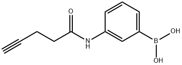 (3-(pent-4-ynamido)phenyl)boronic acid Struktur