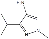 1-methyl-3-(propan-2-yl)-1H-pyrazol-4-amine Struktur