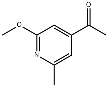 1-(2-methoxy-6-methylpyridin-4-yl)ethan-1-one Struktur