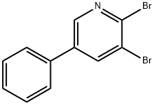 2,3-Dibromo-5-phenylpyridine Struktur