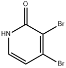 3,4-Dibromo-2-hydroxypyridine Struktur