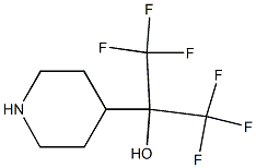 1,1,1,3,3,3-hexafluoro-2-(piperidin-4-yl)propan-2-ol Struktur