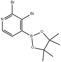 2,3-Dibromopyridine-4-boronic acid pinacol ester Struktur