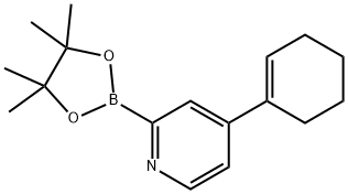 4-Cyclohexenylpyridine-2-boronic acid pinacol ester Struktur