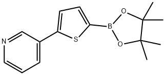 5-(3-Pyridyl)thiophene-2-boronic acid pinacol ester Struktur