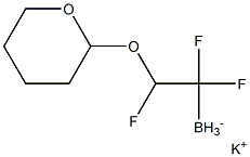 Potassium trifluoro(2-((tetrahydro-2H-pyran-2-yl)oxy)ethyl)borate Struktur