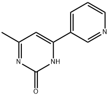 2-Hydroxy-4-(pyridin-3-yl)-6-methylpyrimidine Struktur