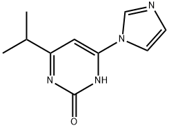 2-Hydroxy-4-(1H-imidazol-1-yl)-6-(iso-propyl)pyrimidine Struktur