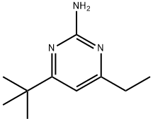 2-amino-4-ethyl-6-(tert-butyl)pyrimidine Struktur