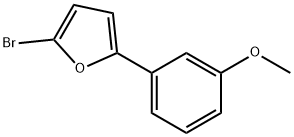 2-Bromo-5-(3-methoxyphenyl)furan Struktur