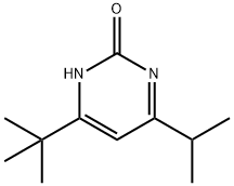 2-hydroxy-4-(iso-propyl)-6-(tert-butyl)pyrimidine Struktur