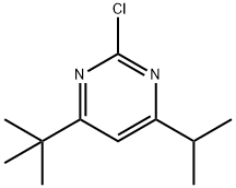 2-chloro-4-(iso-propyl)-6-(tert-butyl)pyrimidine Struktur