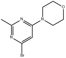 4-Bromo-2-methyl-6-morpholinopyrimidine Struktur