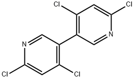 2,2',4,4'-Tetrachloro-3,3'-bipyridine Struktur