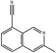 3-methylisoquinoline-8-carbonitrile Struktur