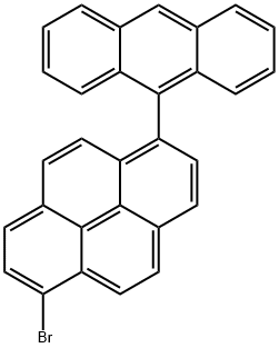 1-(9-anthracenyl)-6-bromoPyrene Struktur