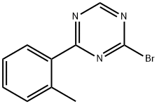 2-Bromo-4-(2-tolyl)-1,3,5-triazine Struktur