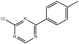 2-Chloro-4-(4-tolyl)-1,3,5-triazine Struktur