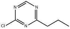 2-Chloro-4-(n-propyl)-1,3,5-triazine Struktur