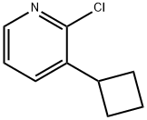 2-Chloro-3-(cyclobutyl)pyridine Struktur