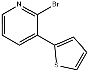 2-Bromo-3-(2-thienyl)pyridine Struktur