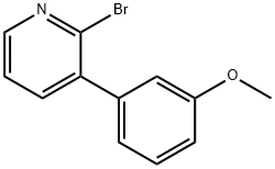 2-Bromo-3-(3-methoxyphenyl)pyridine Struktur