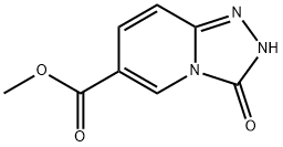 methyl 3-hydroxy-[1,2,4]triazolo[4,3-a]pyridine-6-carboxylate Struktur