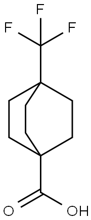 4-(trifluoromethyl)bicyclo[2.2.2]octane-1-carboxylic acid, 14234-09-4, 結(jié)構(gòu)式