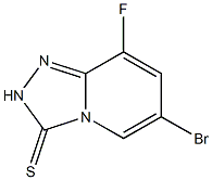 6-bromo-8-fluoro-[1,2,4]triazolo[4,3-a]pyridine-3(2H)-thione Struktur