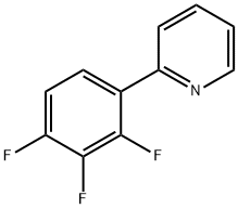 2-(2,3,4-Trifluorophenyl)pyridine Struktur