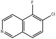 6-chloro-5-fluoroisoquinoline Struktur