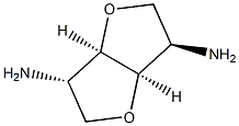 (3R,3aR,6S,6aR)-hexahydrofuro[3,2-b]furan-3,6-diamine Struktur