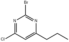 2-Bromo-4-chloro-6-(n-propyl)pyrimidine Struktur