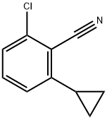 3-(Cyclopropyl)-2-(cyano)chlorobenzene Struktur