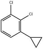 3-(Cyclopropyl)-1,2-dichlorobenzene Struktur